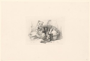 Hond bij de jachtbuit