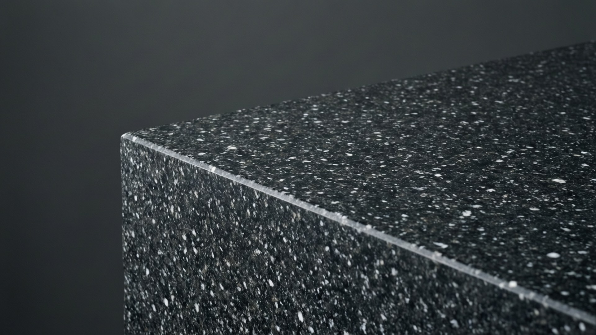 Honed Gray Granite Speckles by Wallpapers.art Studio