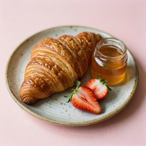 Honey Strawberry Croissant