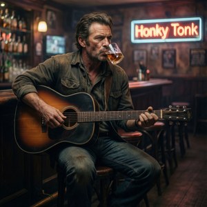 Honky Tonk Bar Scene