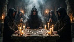 Hooded Ritual Gathering