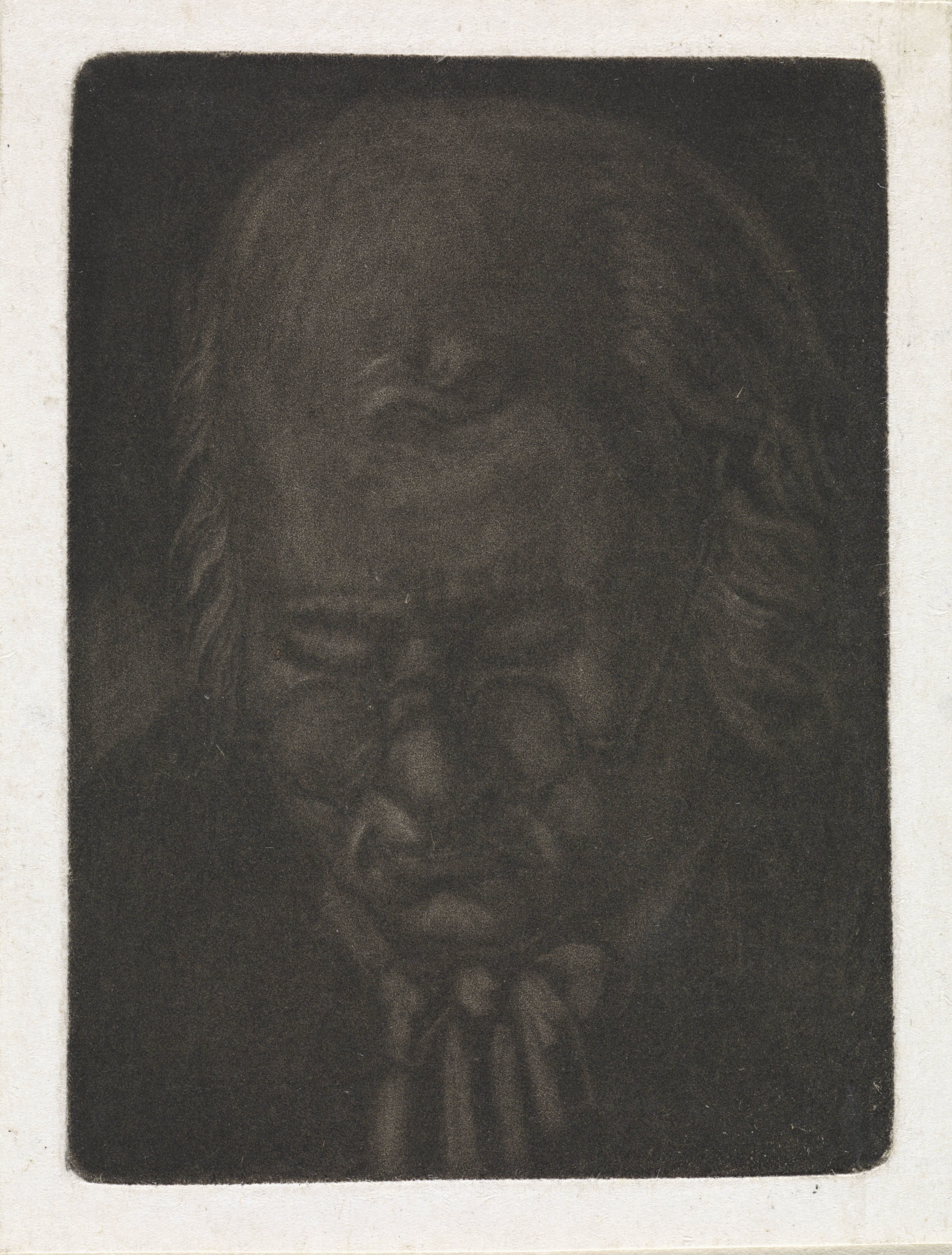 Hoofd van een oude man met bril by Anthonie van den Bos