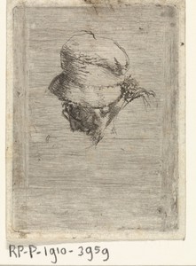 Hoofd van oude vrouw