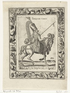 Hoofdman van de Janitsaren te paard