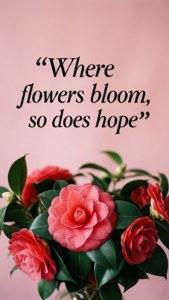 Hope Blooms Quote