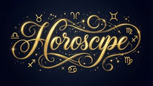 Horoscope Typography