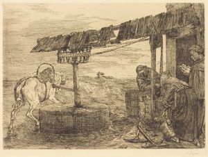 Horse-driven Mill (Le manege)
