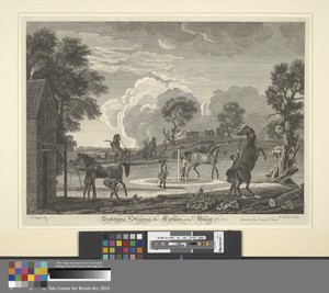 [Horse-racing] Set of six: 4. Subduing Shoeing, the Cavison and Pillar