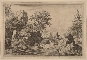Horseman on a Bridge