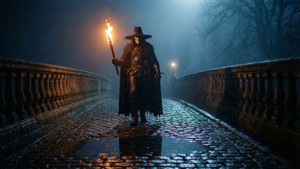 Horseman on the Bridge