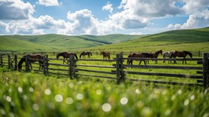 Horses in Meadow