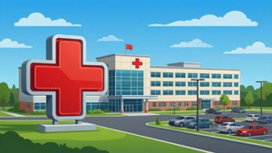 Hospital Exterior Sign