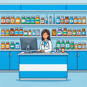 Hospital Pharmacy Vector