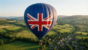 Hot Air Balloon Flag