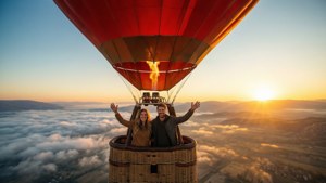 Hot Air Balloon Love