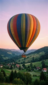 Hot Air Balloon Sunrise