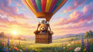 Hot Air Teddy