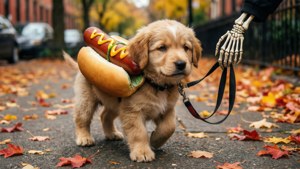 Hot Dog Puppy Halloween