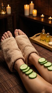 Hot Towel Pedicure Wrap