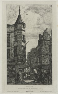House with a Turret, No. 22, rue de L'Ecole de Médecine, Paris, (called the Turret of Marat)