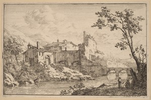 Houses at the Side of a River