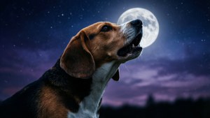 Howling Beagle Moon