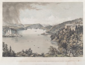 Hudson River Portfolio: Looking South from Battery Knox, West Point