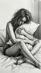 Hugging Pillow Sketch