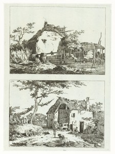 Huis aan het water en een huis aan een weg