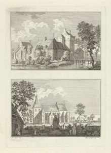Huis Schmithausen en het dorp Warbeyen, 1744-1745