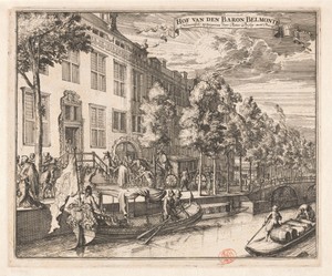 Huis van baron Manuel de Belmonte (Isaac Nunes) aan de Herengracht te Amsterdam
