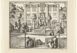 Huis van Jeronimo Nunes da Costa (Mozes Curiël) aan de Nieuwe Herengracht te Amsterdam