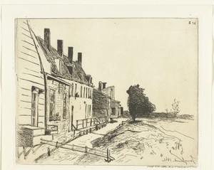 Huizen aan een vaart