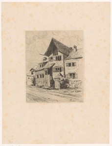 Huizen aan een weg