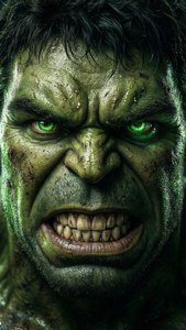 Hulk Fierce Portrait