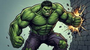 Hulk Smash Vector Art