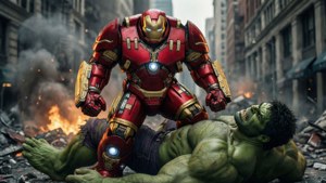Hulkbuster vs Hulk