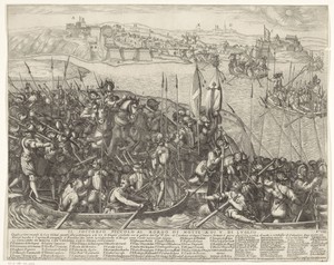 Hulptroepen op weg naar de Borgo op Malta