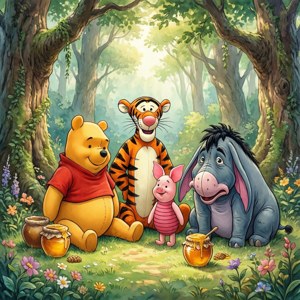 Hundred Acre Wood Friends