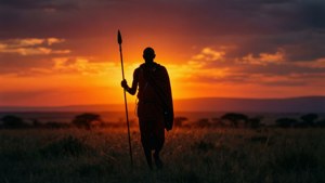 Hunter at Dusk