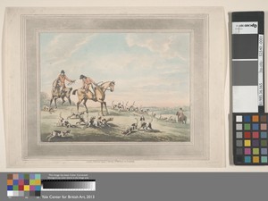 Hunting, Shooting, etc. [four of a set of six, untitled]: 2. The Check