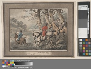 Hunting, Shooting, etc. [set of six]: 4. "Into the perilous flood"