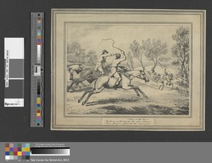 Hunting, Shooting, etc. [set of six]: 5. "And o'er the lawn"