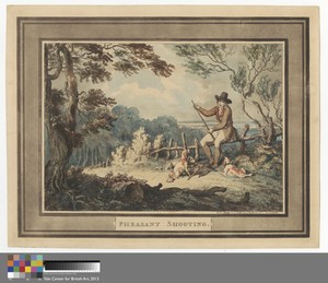 Hunting, Shooting, etc. [set of six]: 5. Pheasant Shooting