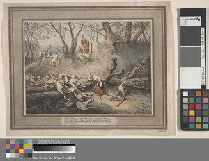 Hunting, Shooting, etc. [set of six]: 6. "For happy he who tops the wheeling chace"