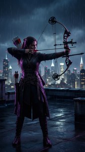 Huntress on the Roof