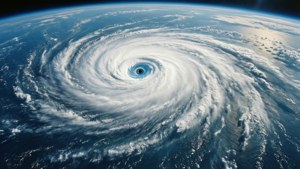 Hurricane Eye Aerial