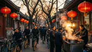 Hutong Alley Twilight