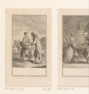 Huwelijksaanzoek van een landbouwer