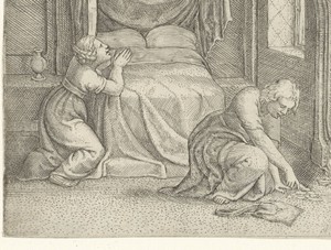 Huwelijksnacht van Tobias en Sara